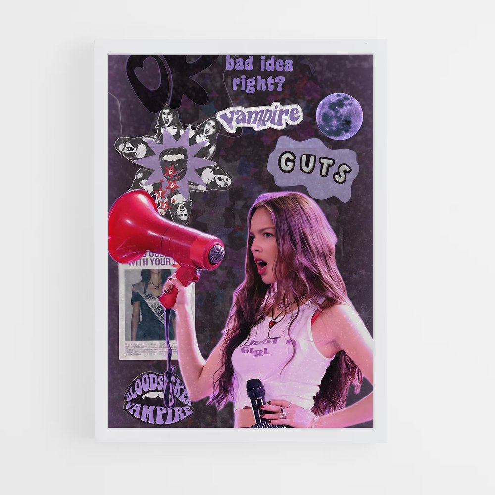 ap-olivia rodrigo-6 cadre Blanc