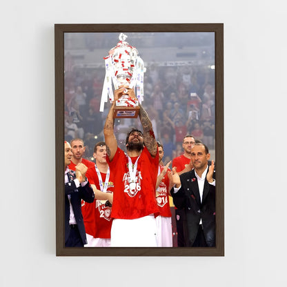 ap-olympiacos basketball-1 cadre Bois foncé