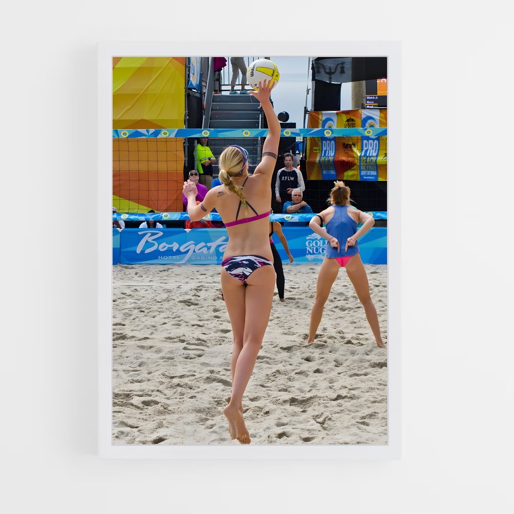 ap-olympic beach volleyball tournament-2 cadre Blanc