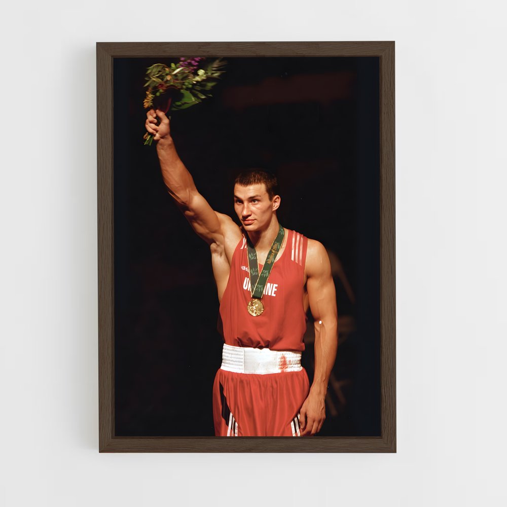 ap-olympic boxing-1 cadre Bois foncé