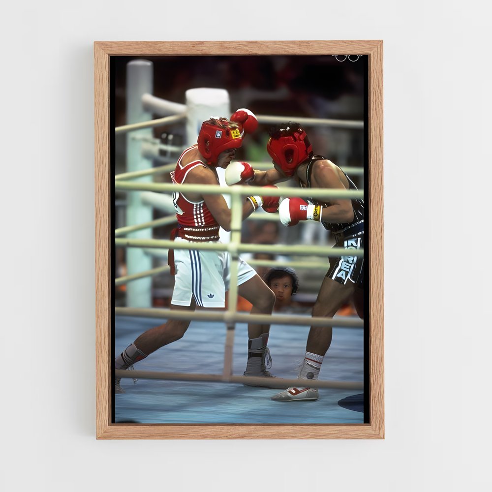 ap-olympic boxing-3 cadre Bois clair