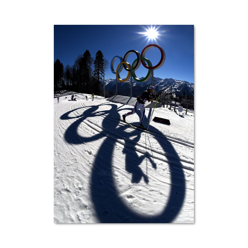 Poster Olympics cross country skiing 75691