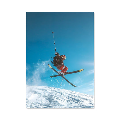 Poster Olympics freestyle skiing 75696