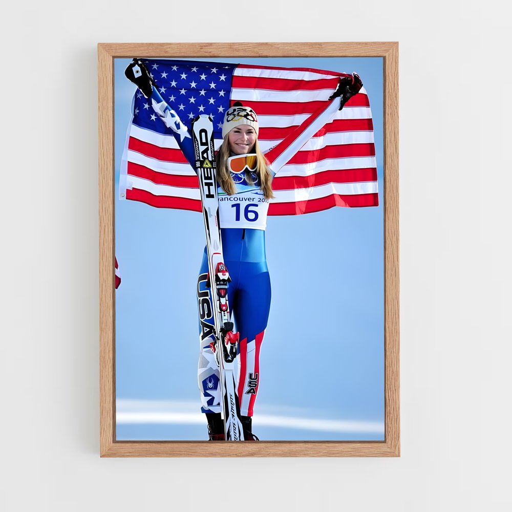 ap-olympics alpine skiing-1 cadre Bois clair
