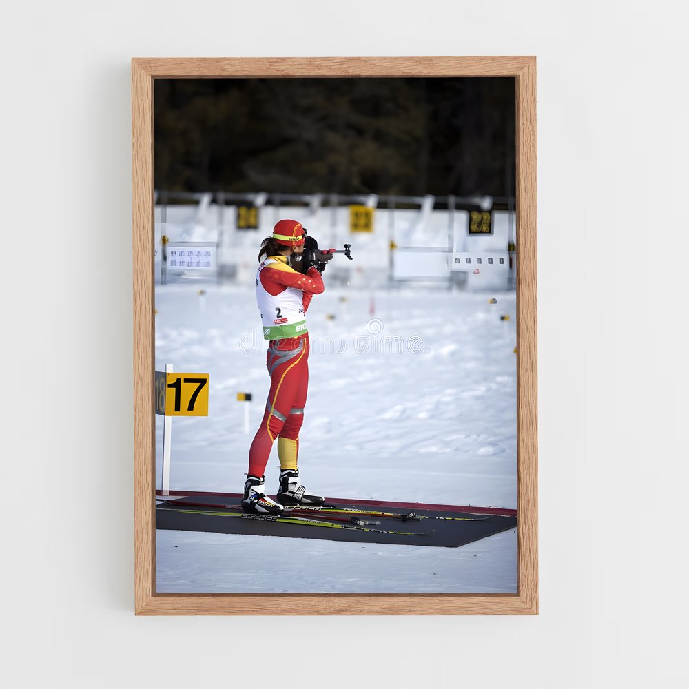 ap-olympics biathlon-2 cadre Bois clair