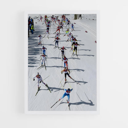 ap-olympics cross country skiing-3 cadre Blanc