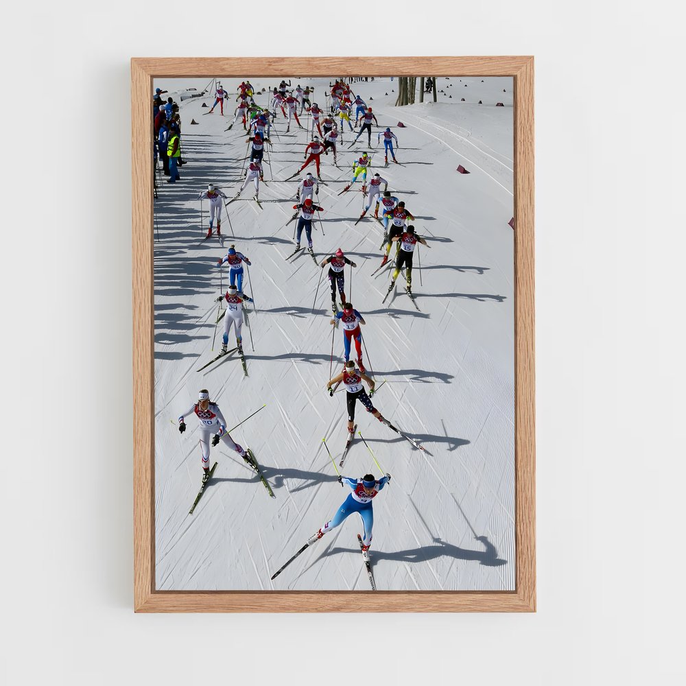 ap-olympics cross country skiing-3 cadre Bois clair