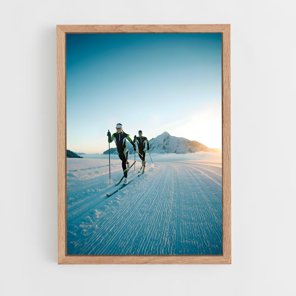 ap-olympics cross country skiing-4 cadre Bois clair