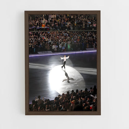 ap-olympics figure skating-2 cadre Bois foncé