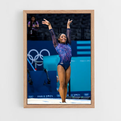 ap-olympics gymnastics-1 cadre Bois clair