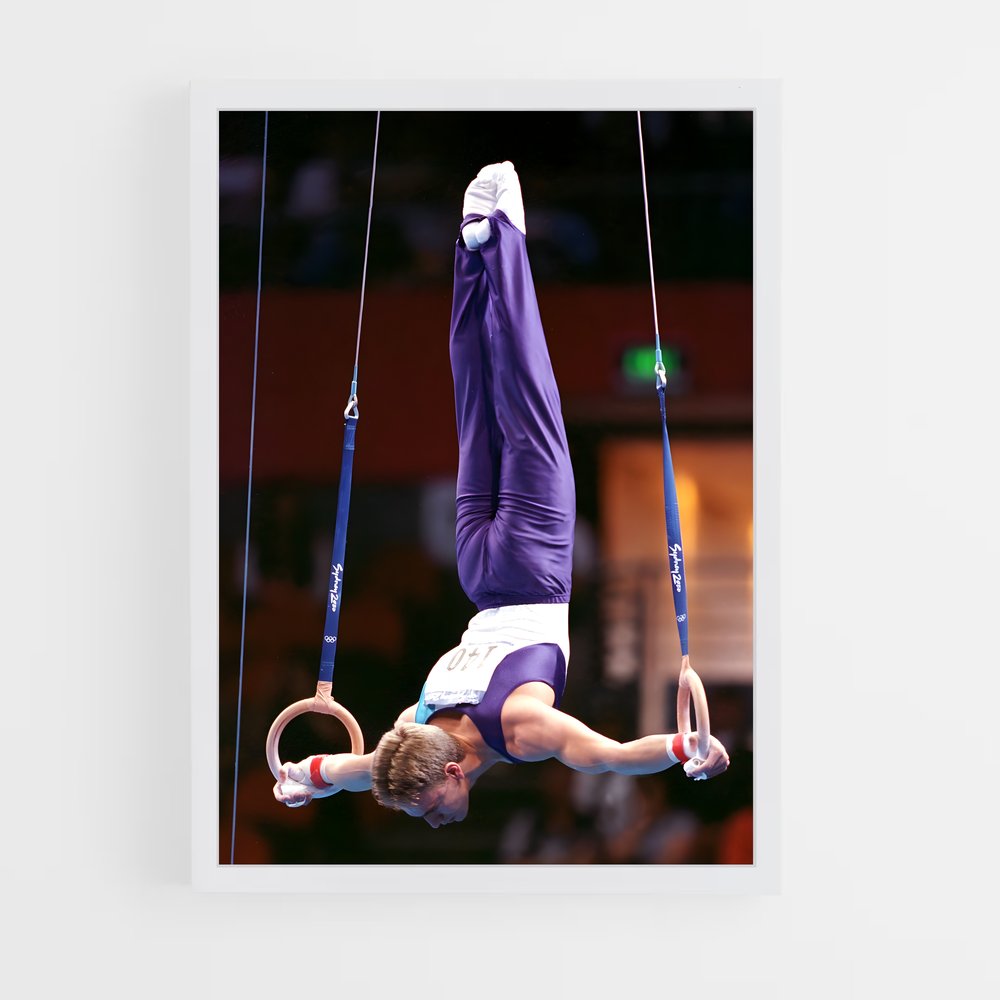 ap-olympics gymnastics-3 cadre Blanc