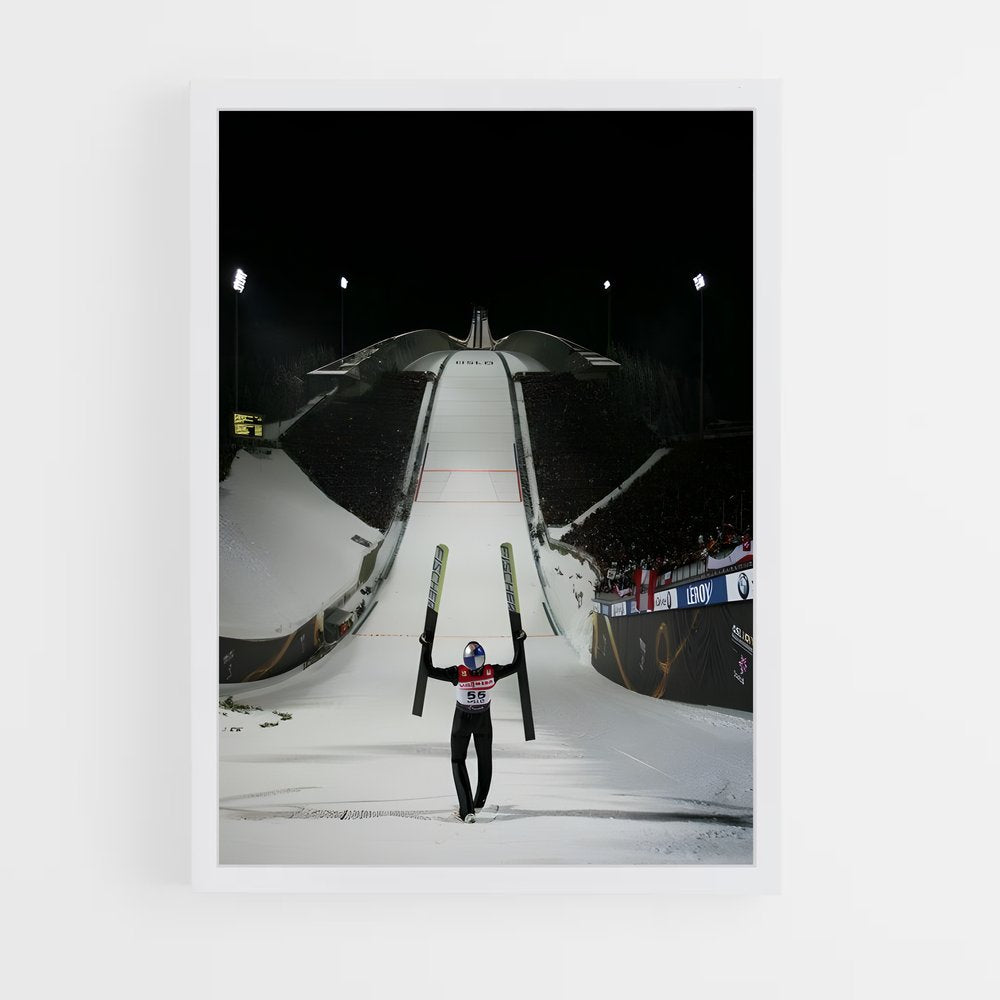 ap-olympics ski jumping-2 cadre Blanc