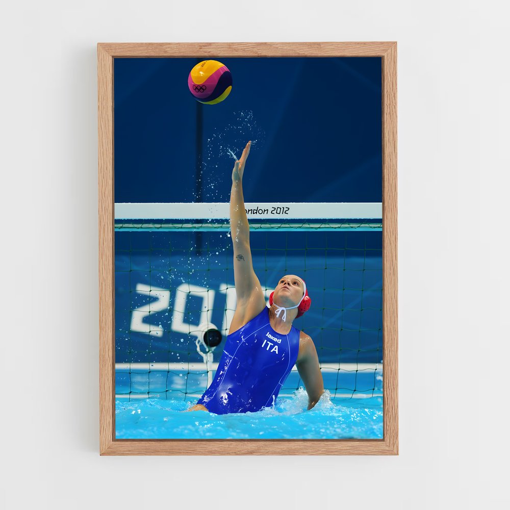 ap-olympics water polo-2 cadre Bois clair