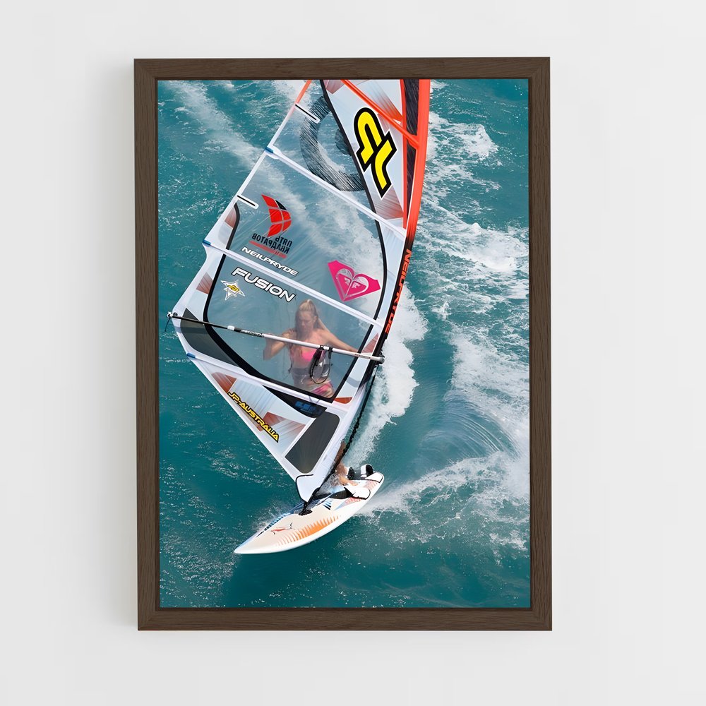 ap-olympics windsurfing-4 cadre Bois foncé