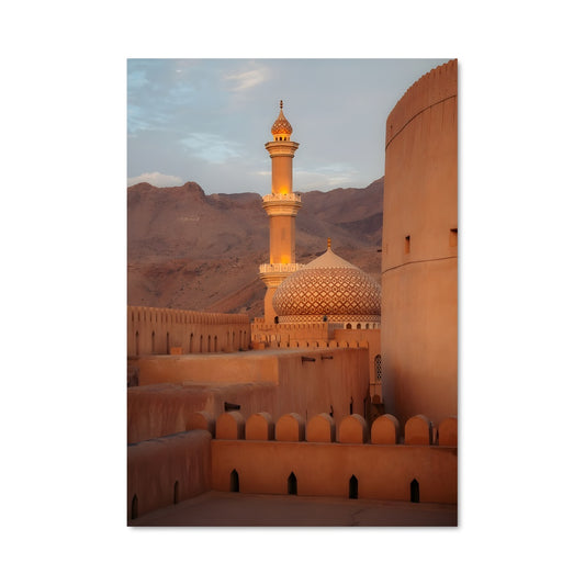 Poster Mosquée du Désert