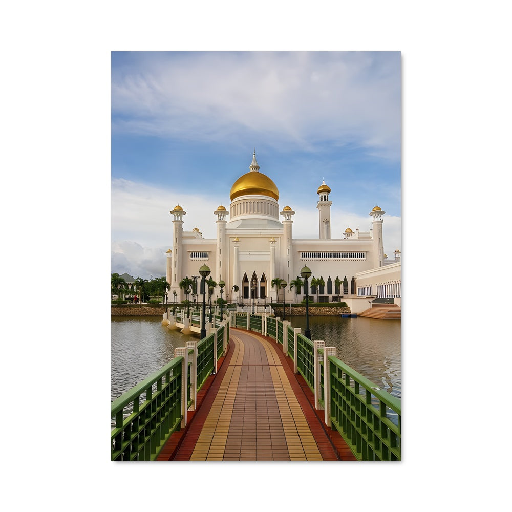 Poster Mosquée de Omar Ali Saifuddien
