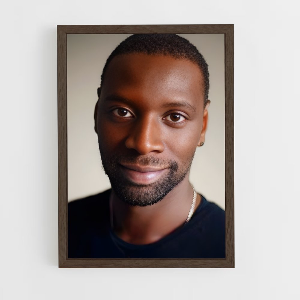 ap-omar sy-6 cadre Bois foncé