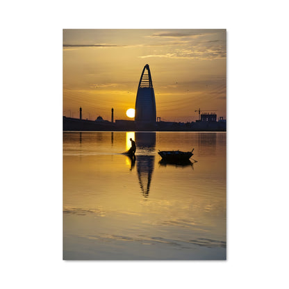 Poster Crépuscule sur l'Eau
