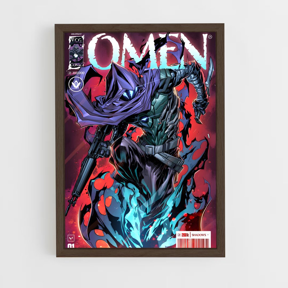 ap-omen-4 cadre Bois foncé