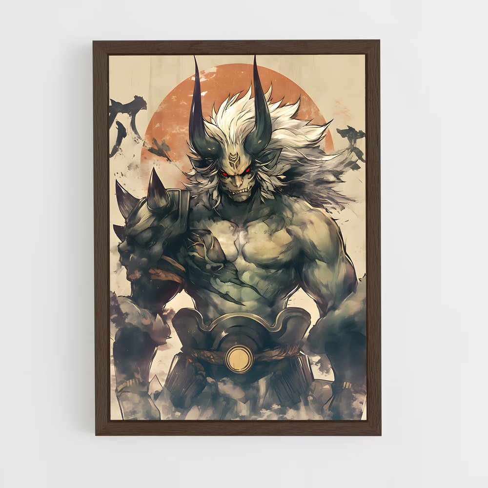 ap-oni-5 cadre Bois foncé