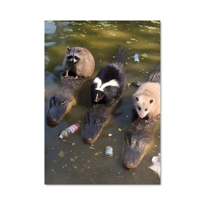 Poster Canards en Liberté