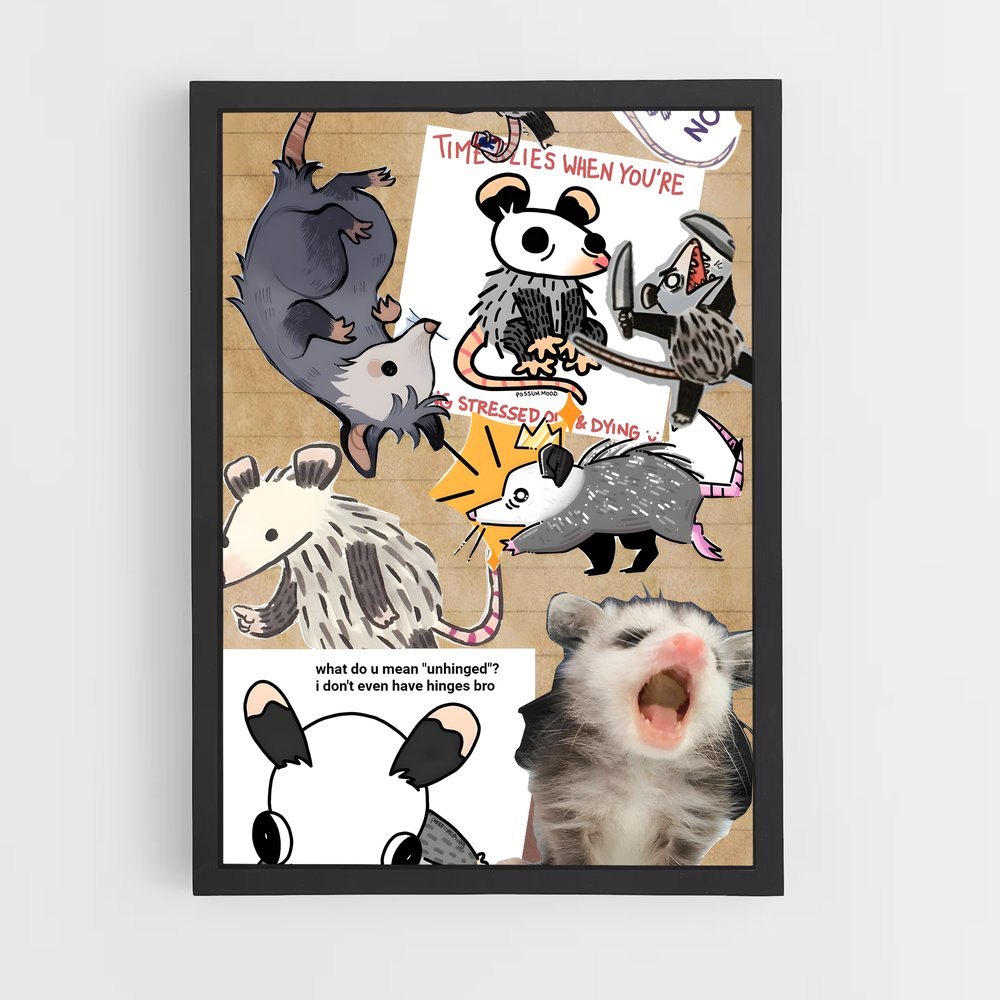 ap-opossum-4 cadre Noir
