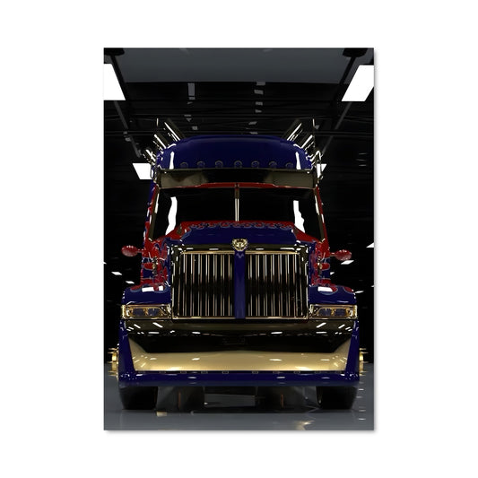 Poster Optimus à la Route