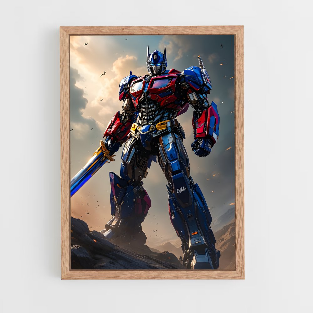 ap-optimus prime-1 cadre Bois clair