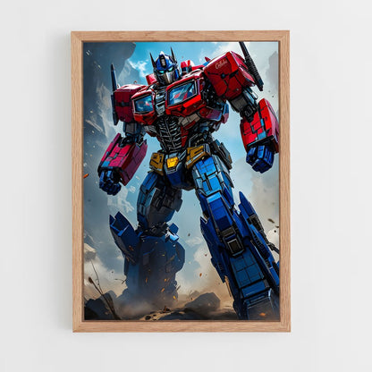 ap-optimus prime-7 cadre Bois clair
