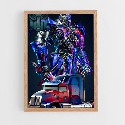 ap-optimus prime truck-4 cadre Bois clair