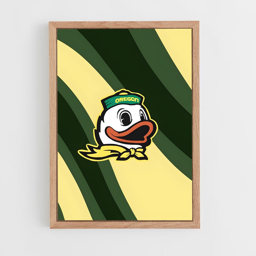 ap-oregon ducks-8 cadre Bois clair
