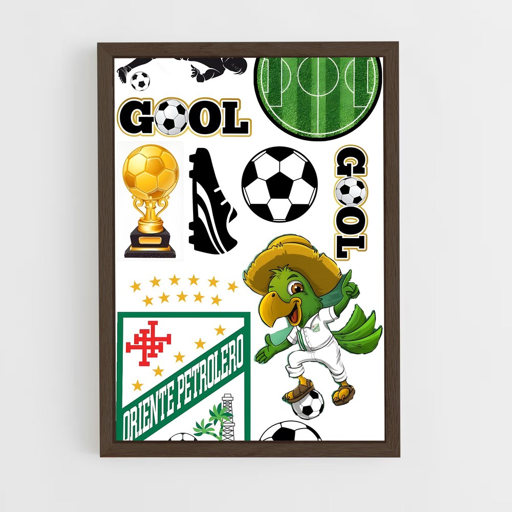 ap-oriente petrolero-1 cadre Bois foncé