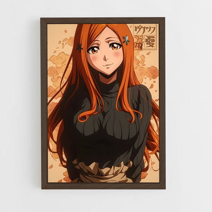 ap-orihime inoue-2 cadre Bois foncé