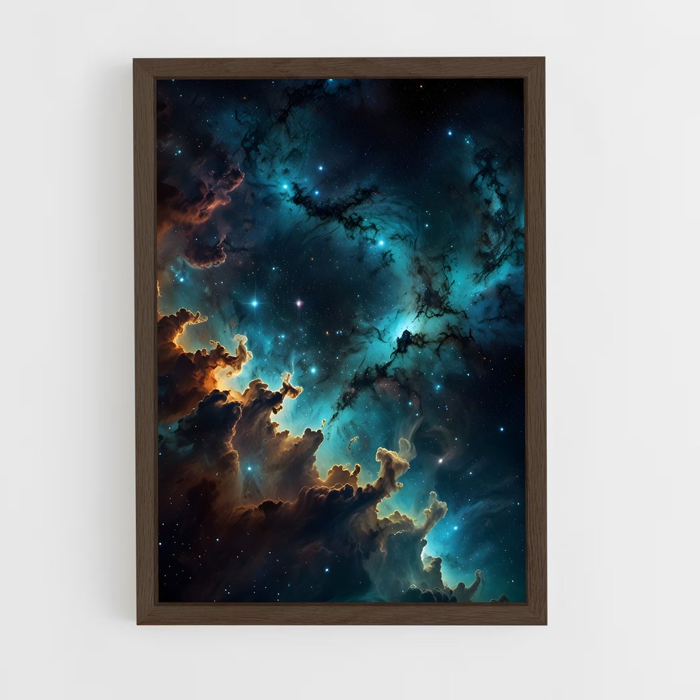 ap-orion nebula-5 cadre Bois foncé