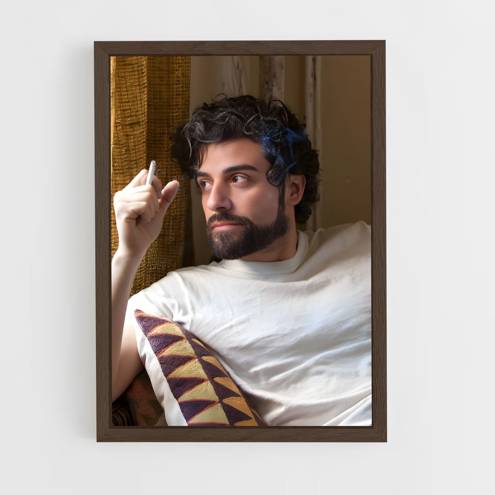 ap-oscar isaac-2 cadre Bois foncé