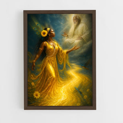 ap-oshun-13 cadre Bois foncé