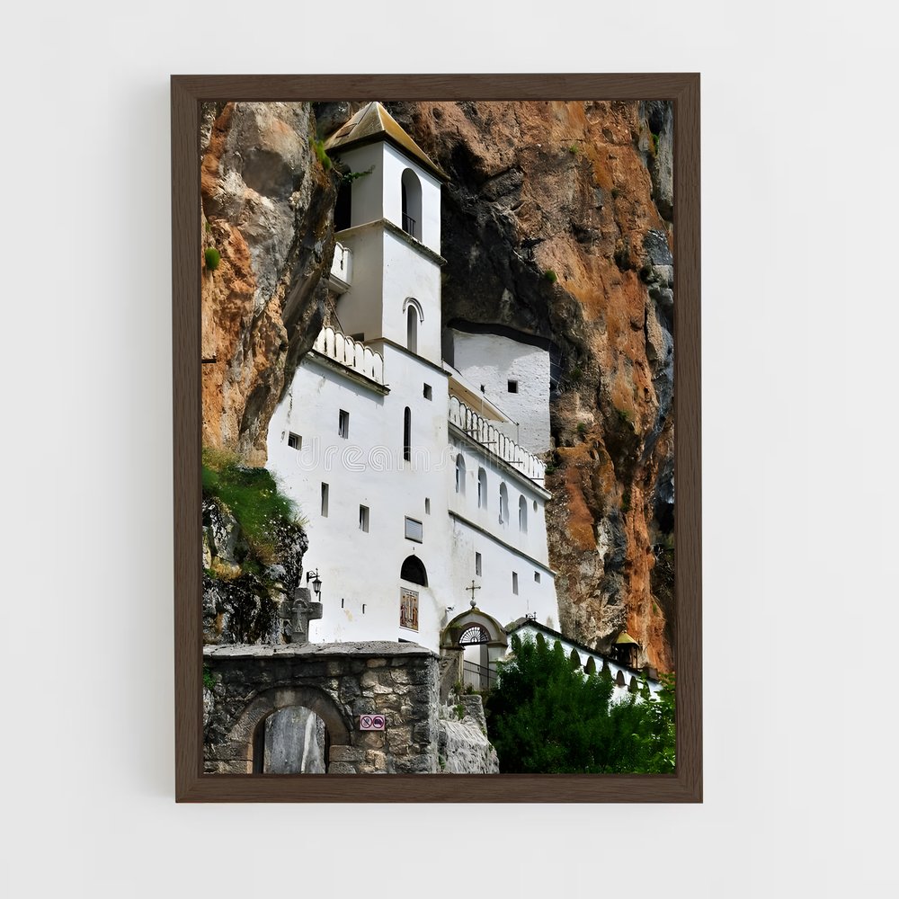 ap-ostrog monastery-7 cadre Bois foncé
