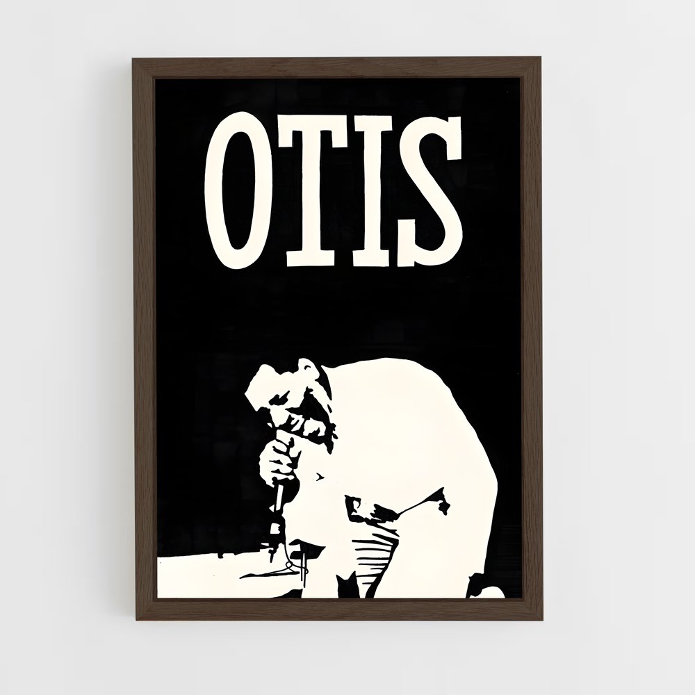 ap-otis redding-4 cadre Bois foncé