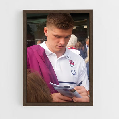 ap-owen farrell-5 cadre Bois foncé