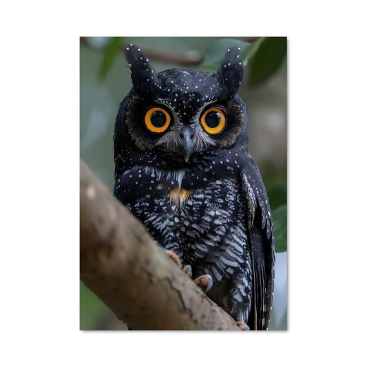 Poster Chouette Mystique