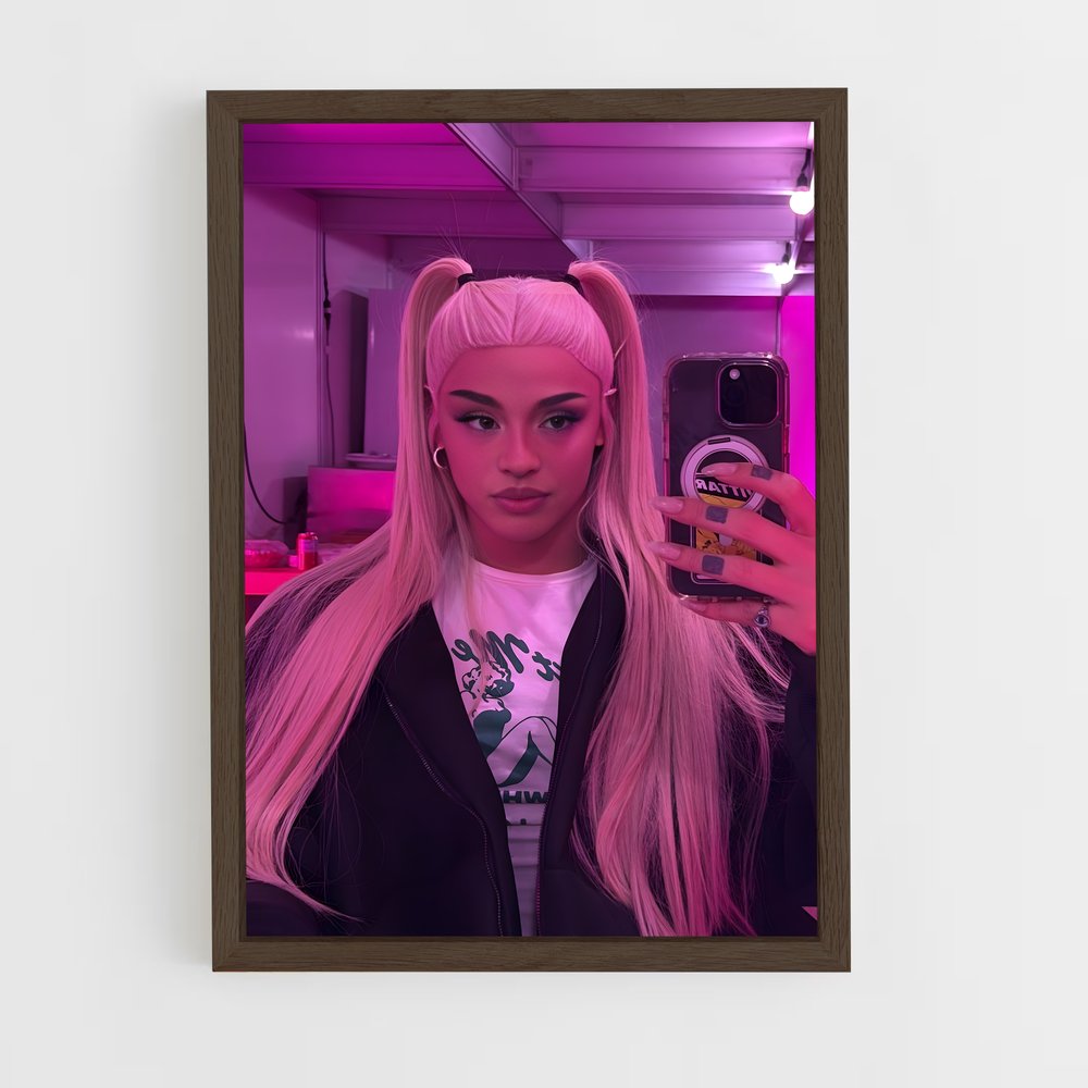 ap-pabllo vittar-11 cadre Bois foncé