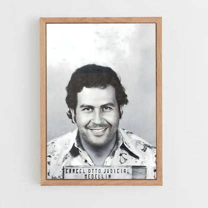 ap-pablo escobar-8 cadre Bois clair