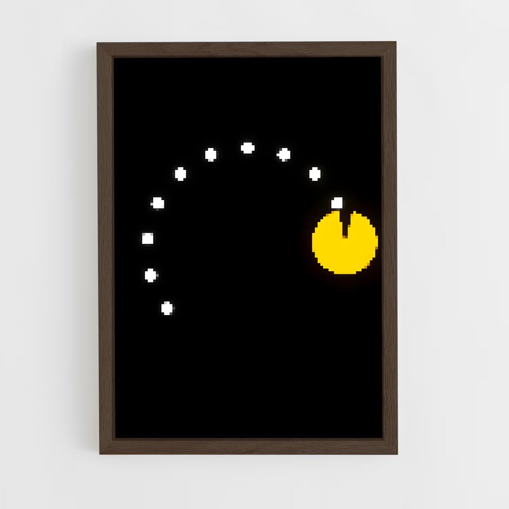 ap-pac-man-1 cadre Bois foncé