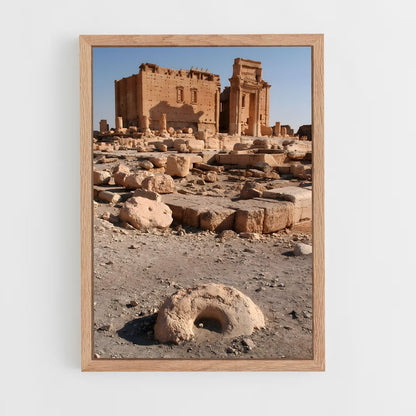 ap-palmyra ruins-5 cadre Bois clair