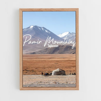 ap-pamir mountains-3 cadre Bois clair