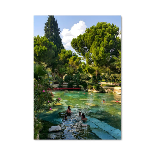 Poster Plongée à Pamukkale