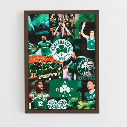 ap-panathinaikos fc-4 cadre Bois foncé