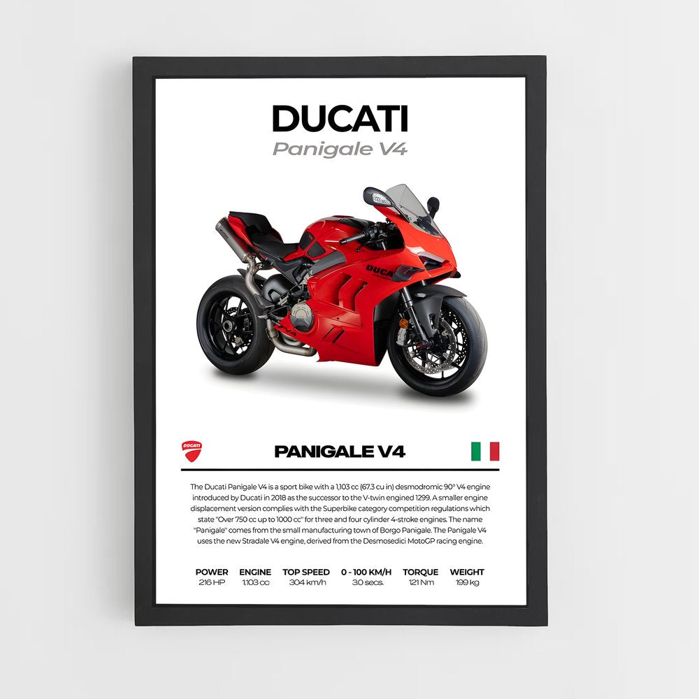 ap-panigale v4r-1 cadre Noir