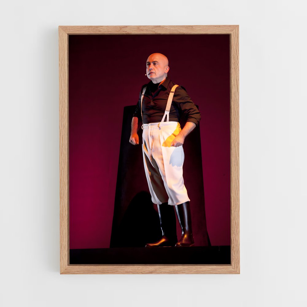 ap-paolo cevoli-5 cadre Bois clair
