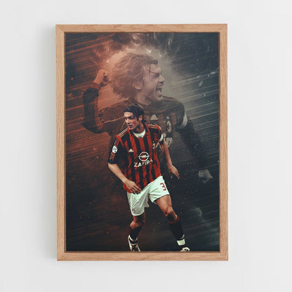 ap-paolo maldini-7 cadre Bois clair
